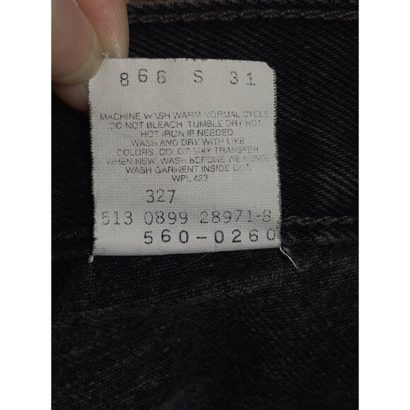 Vintage Levi’s 560  Red Tab Loose Fit Tapered Men's Size 30x32  Jeans  USA ‘99 - Picture 9 of 11